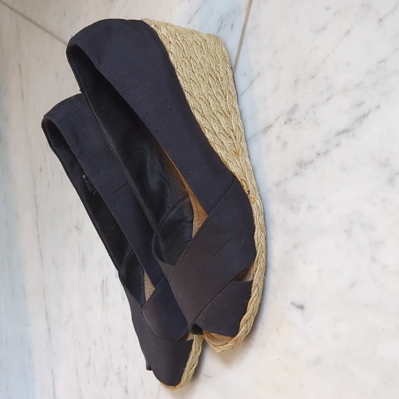 Ralph Lauren wedges, black, women's size 8 - Picture 5 of 6